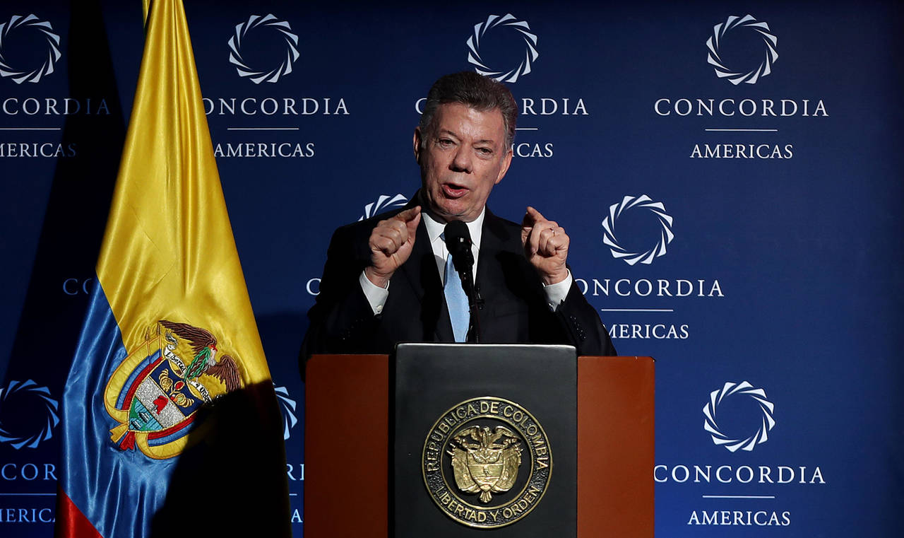 Legalidad. El presidente de Colombia firmó la Ley Procedimiento de la Jurisdicción Especial para la Paz. (EFE)