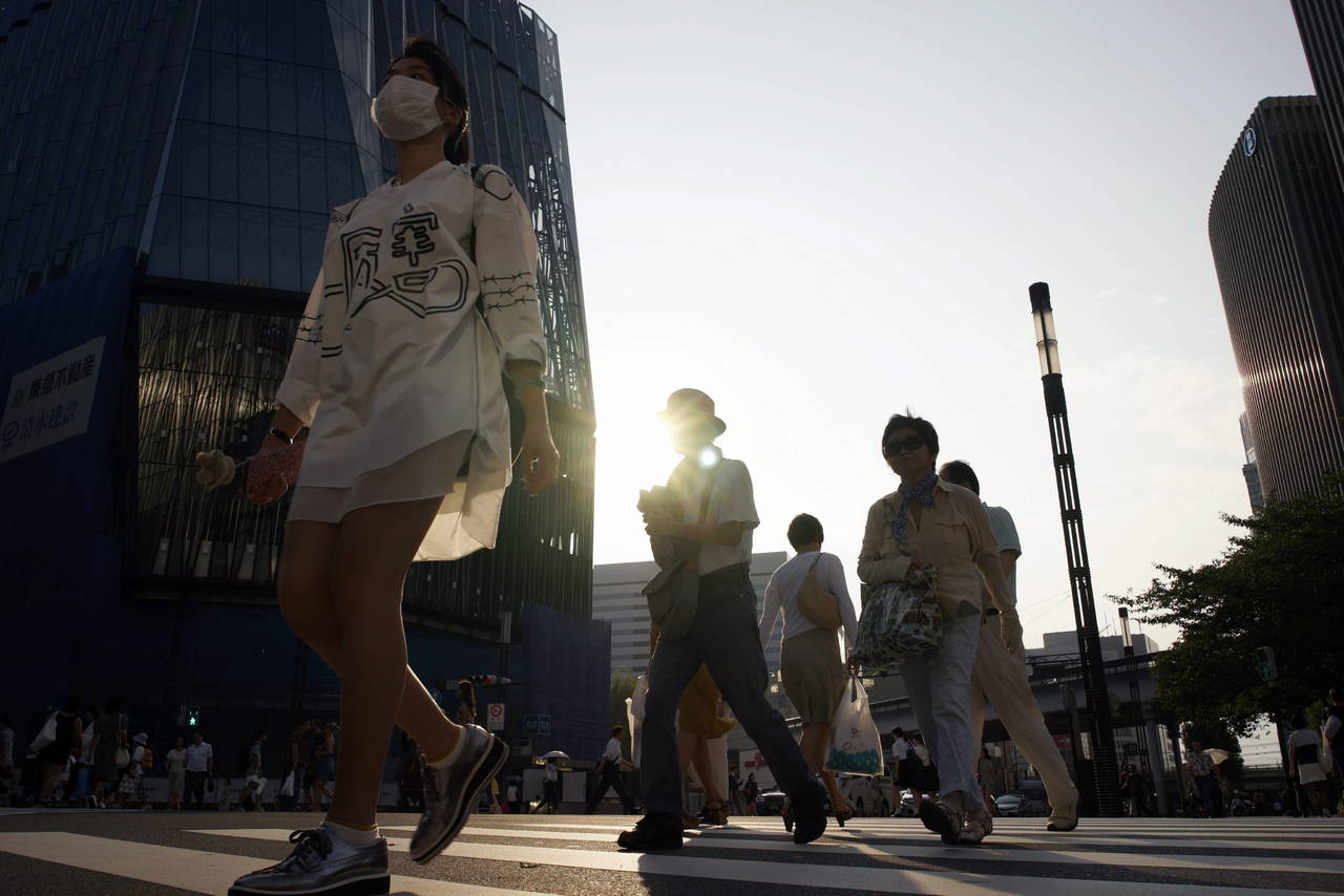 Inesperado. La ola de calor en Japón ha afectado a millones de personas. (EFE)