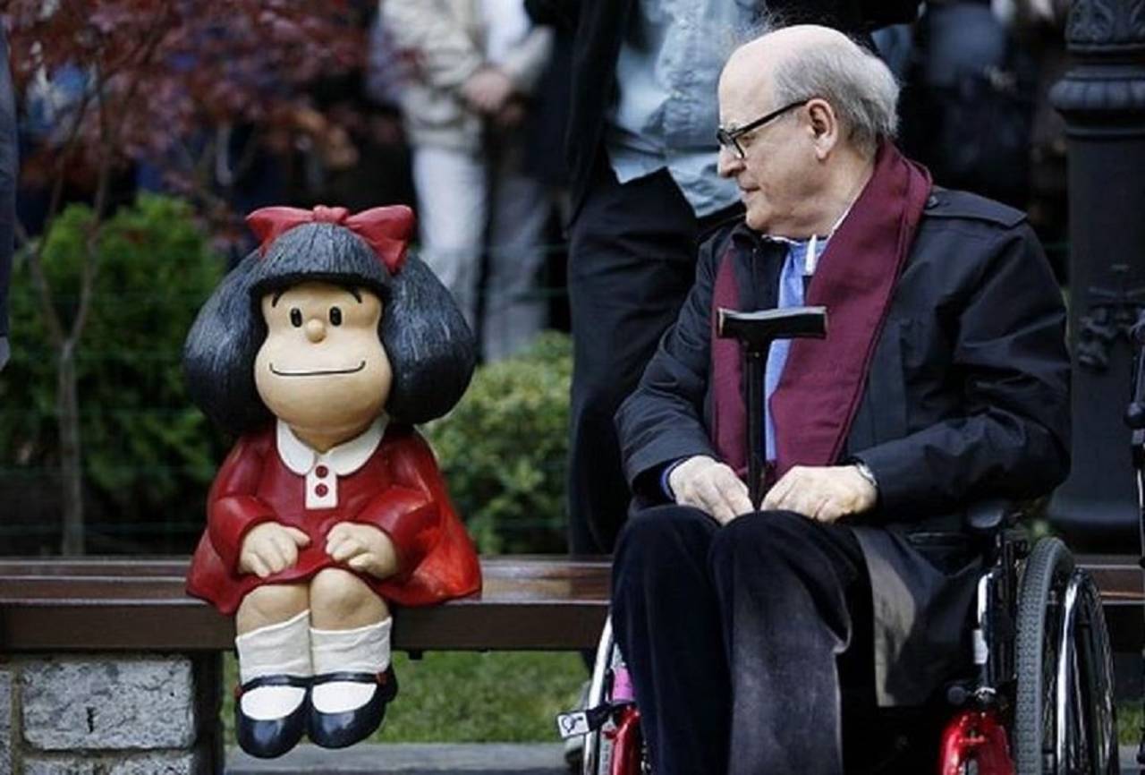 Decisión. Joaquín Salvador dice que 'Mafalda' siempre apoyará las causas que beneficien a las mujeres.  (ARCHIVO)
