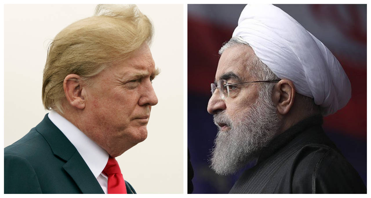 En riesgo. Trump y Rohaní se han enfrascado en una batalla de mensajes que aumentan la tensión. (AP)