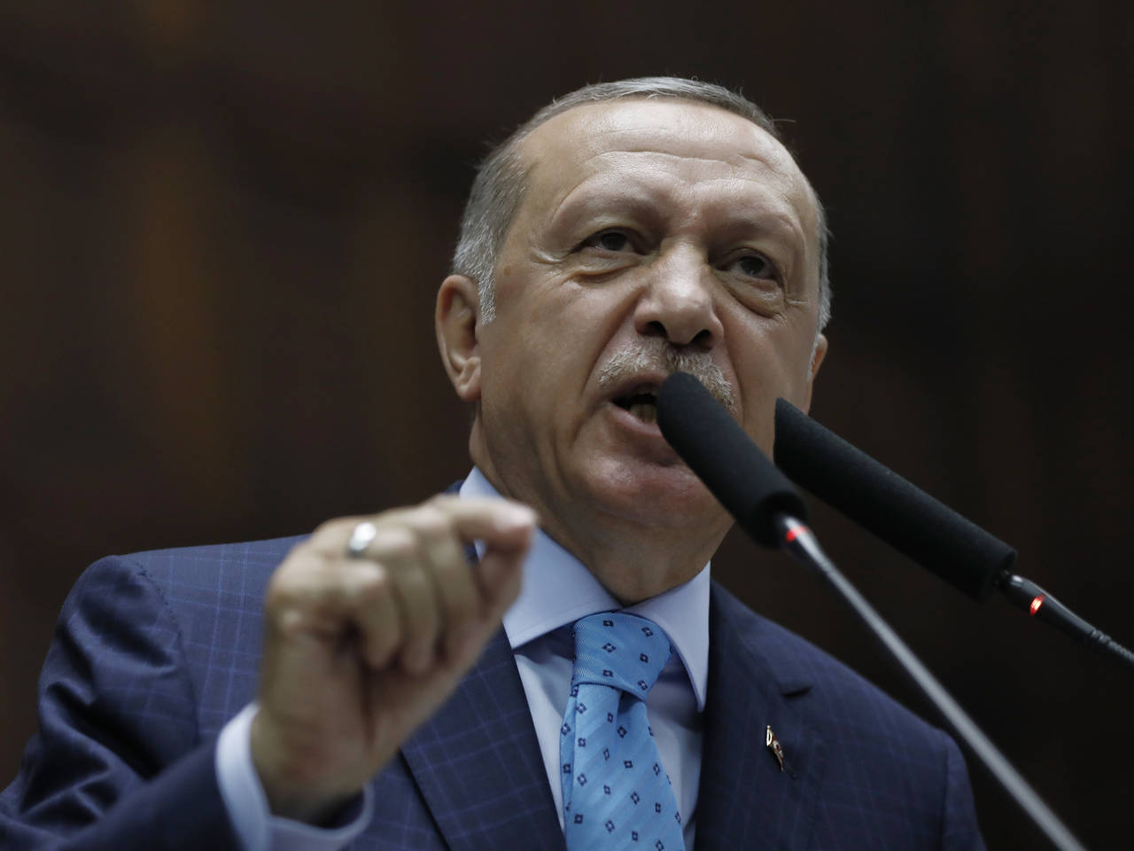 Crítica. Erdogan cargó contra la Ley Estado Nación de Israel, aprobada la semana pasada. (AP)