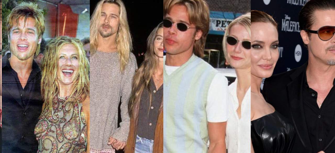 Una publicación hecha por Daily Express en enero del 2006, muestran una serie de fotografías en las que Brad Pitt aparece luciendo un look similar al de su pareja. (ESPECIAL)