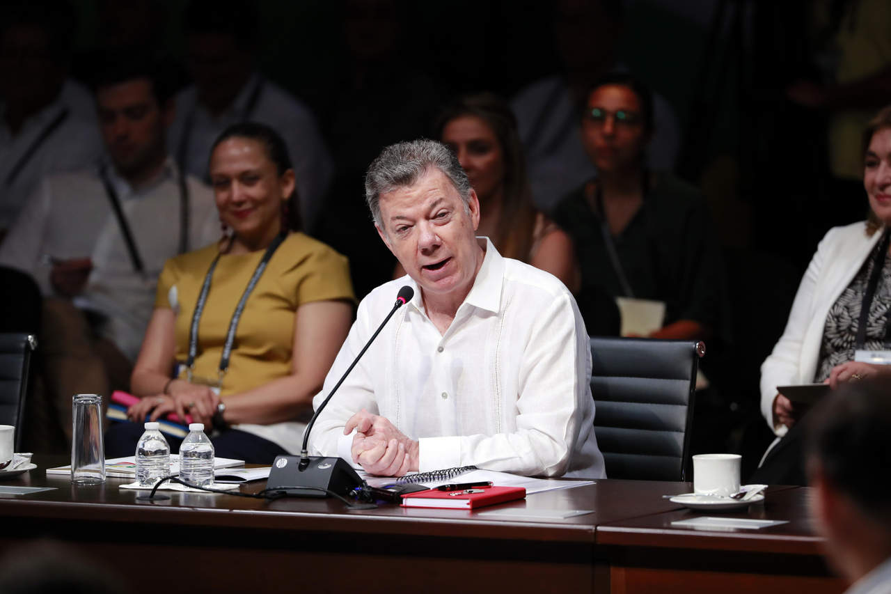 Paz. El presidente de Colombia pretende firmar la paz con el ELN antes de que finalice su mandato. (EFE)