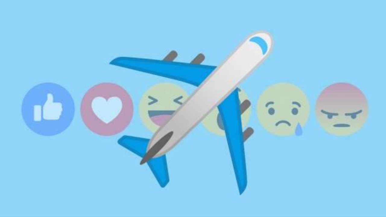 La nueva reacción de Facebook es un emoji de avión llamado 'me aviona' (INTERNET)  