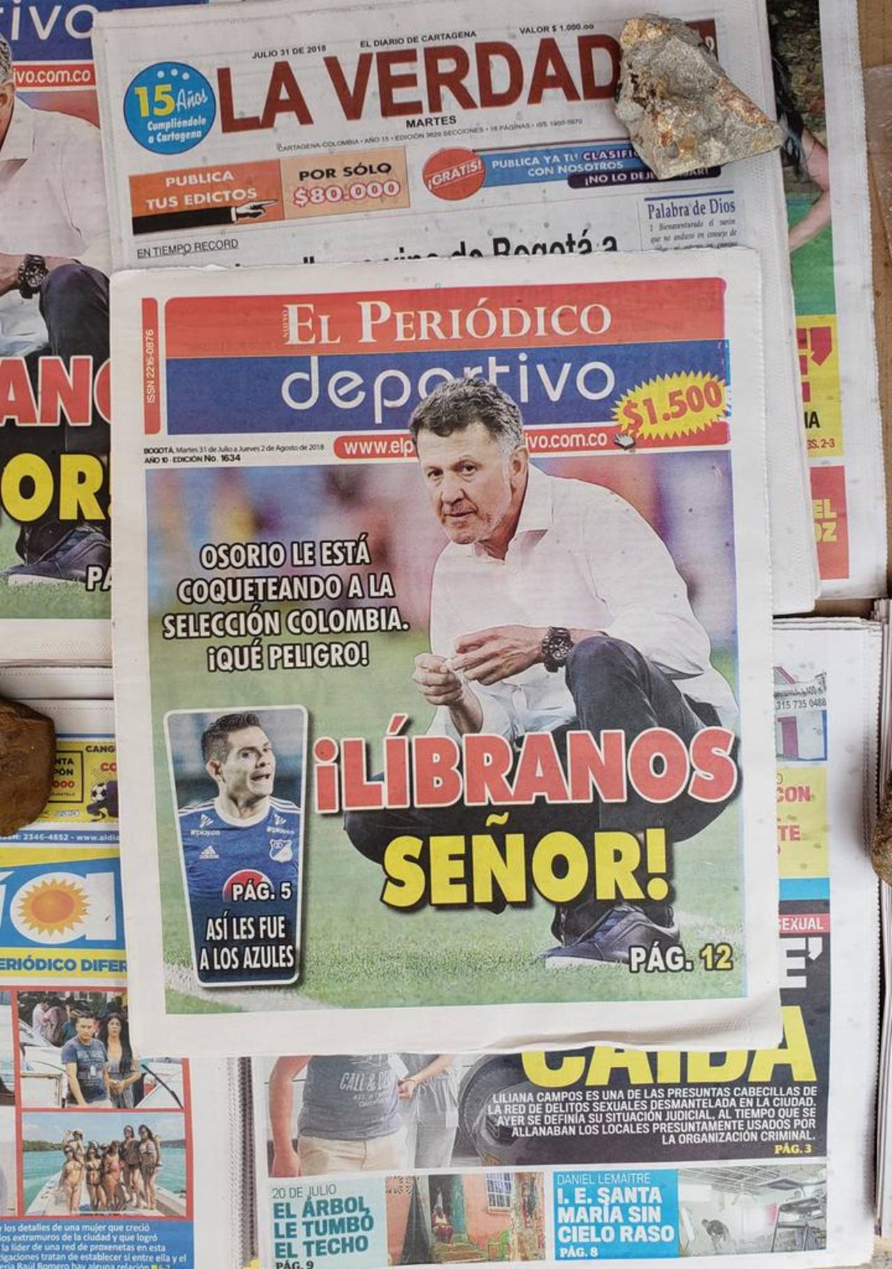 Un diario deportivo colombiano critica la posible llegada de Osorio a la selección nacional.