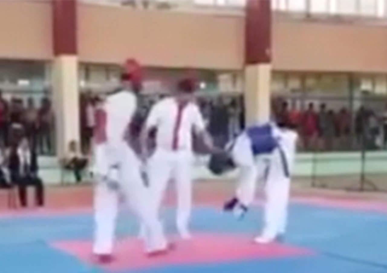 Joven muere en plena pelea de taekwondo