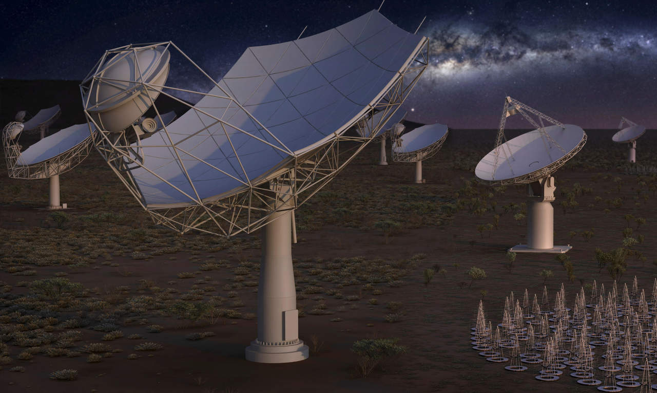 En 2021 se va a empezar a construir en Australia y Sudáfrica SKA, el mayor radiotelescopio del mundo con miles de antenas distribuidas en miles de kilómetros. (EFE)