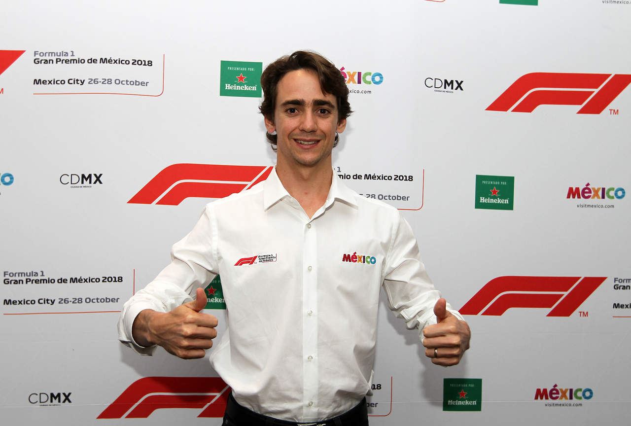 Esteban Gutiérrez fue nombrado embajador del Gran Premio de México 2018. (Notimex)