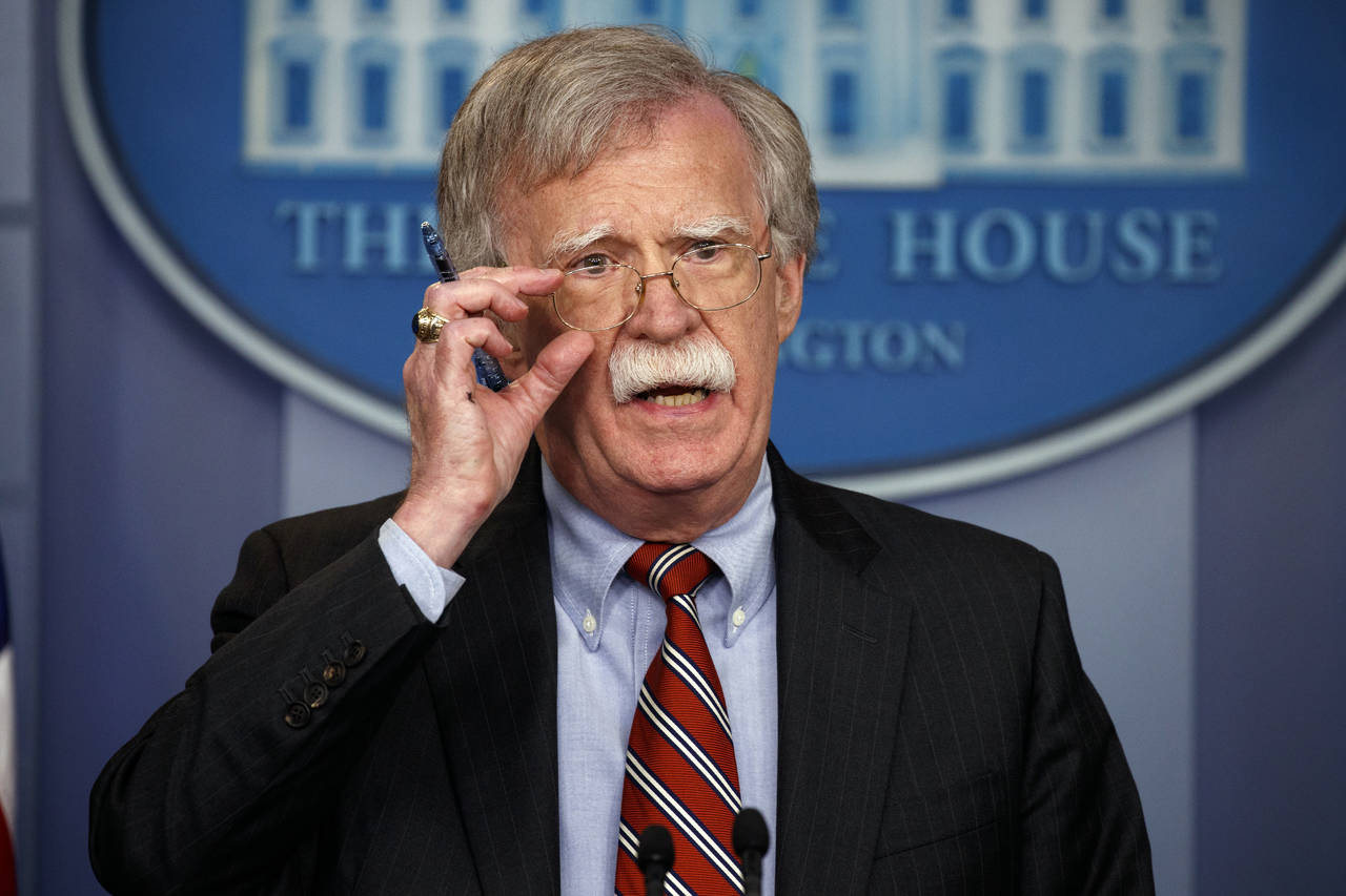 Bolton dijo que seguirá presión hacia Norcorea. (AP)