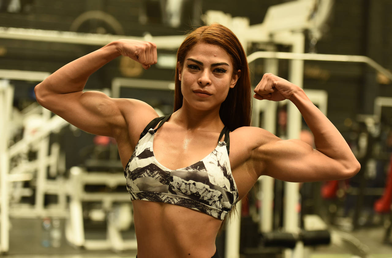 Con apenas 22 años de edad, Paty es una promesa del fitness femenino en la Comarca Lagunera. (Jesús Galindo)
