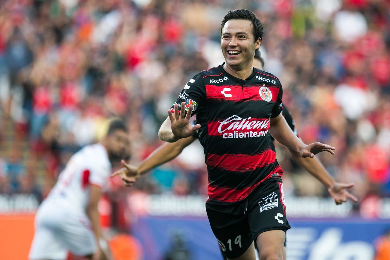 Erick Torres marcó el primer tanto de los Xolos en la victoria 2-0 sobre los Diablos Rojos del Toluca. (Jam Media)