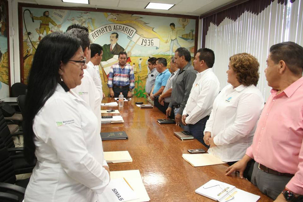 Análisis. La comisión del Simas en Cabildo de Matamoros pidió el informe de actividades de los primeros seis meses de 2018. (EL SIGLO DE TORREÓN/ROBERTO ITURRIAGA)
