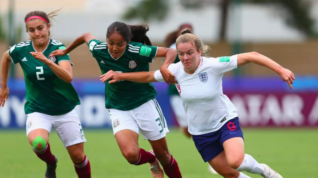 Las jugadoras inglesas no tuvieron piedad y golearon al Tri femenil para avanzar a los cuartos de final en el Mundial de Francia 2018. (Especial)
