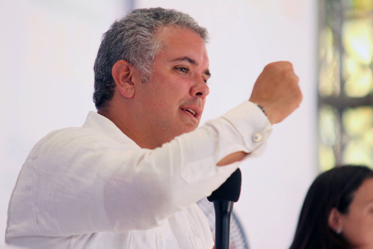 Cambio. El nuevo presidente de Colombia, Iván Duque, apoya la propuesta. (NOTIMEX)