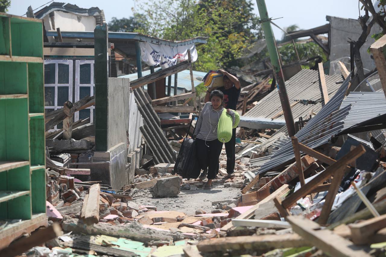 El sismo afectó a la isla Lombok. (EFE)