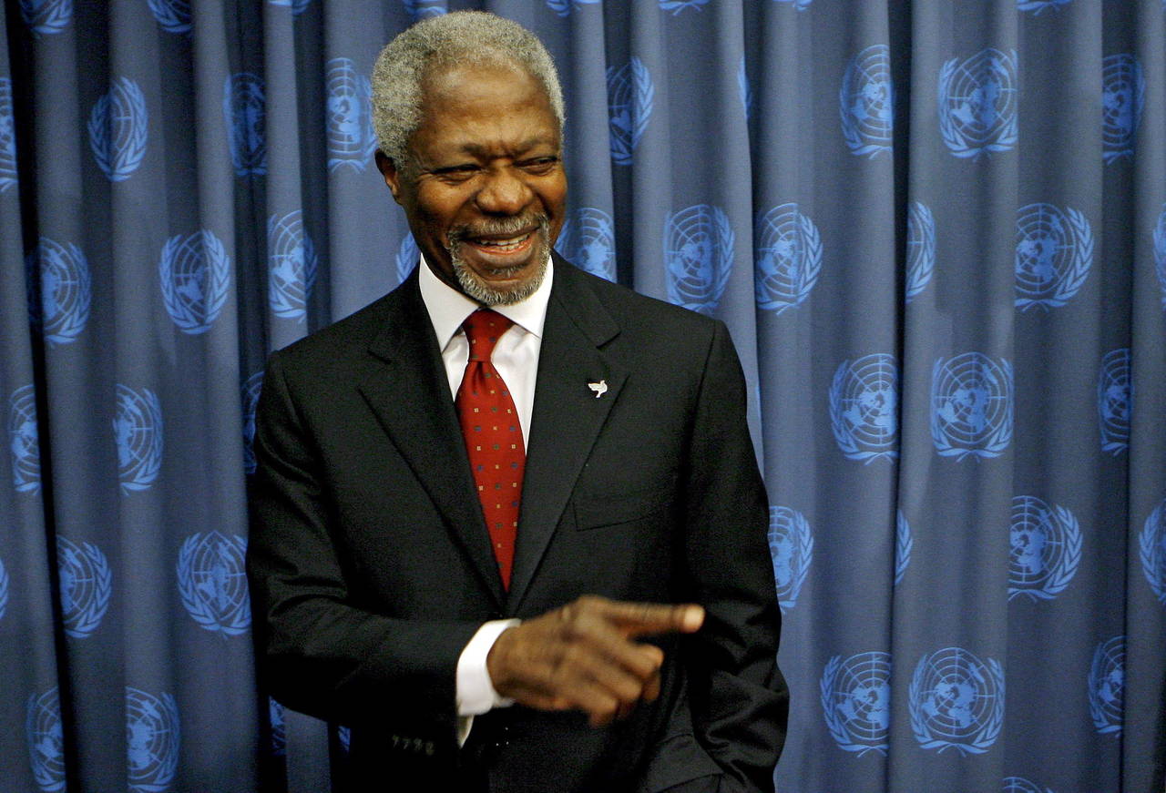 Herencia. Kofi Annan dejó las Naciones Unidas con un mayor compromiso en la lucha contra la pobreza, el fomento de la igualdad y la defensa de los Derechos Humanos.