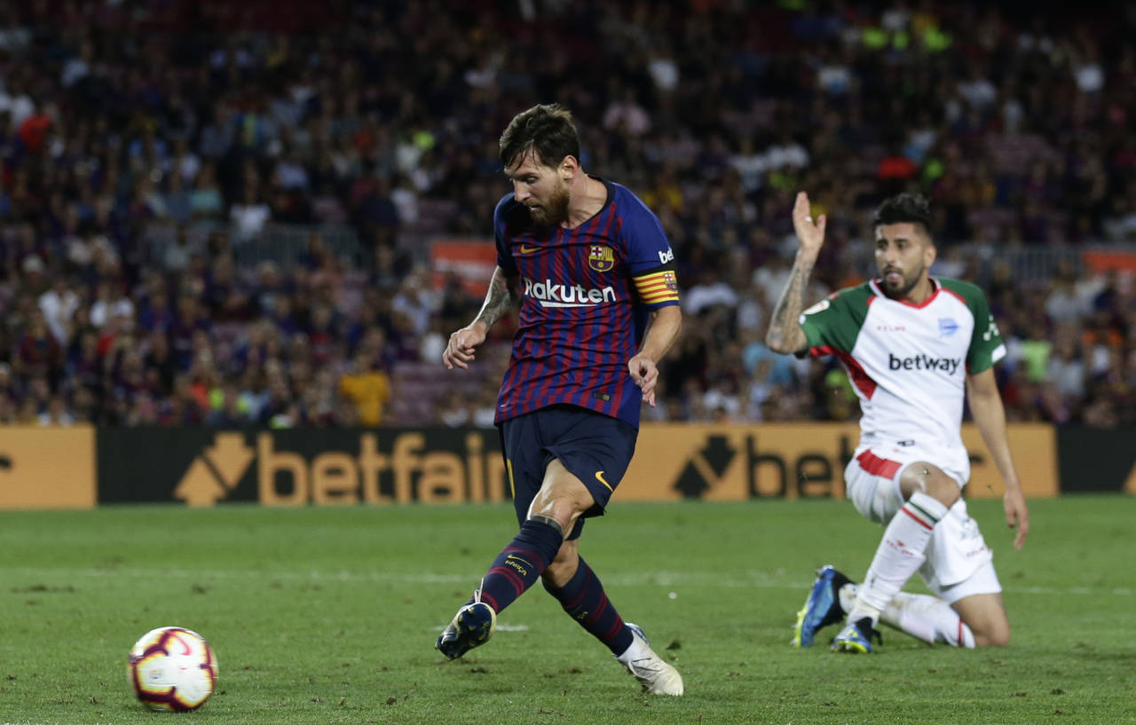 Lionel Messi volvió a aparecer para el equipo azulgrana. Messi anota dos en triunfo
