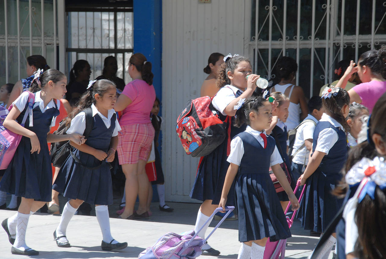 Listos. Alumnos del municipio de Lerdo retomarán sus actividades académicas este lunes en las diferentes escuelas.