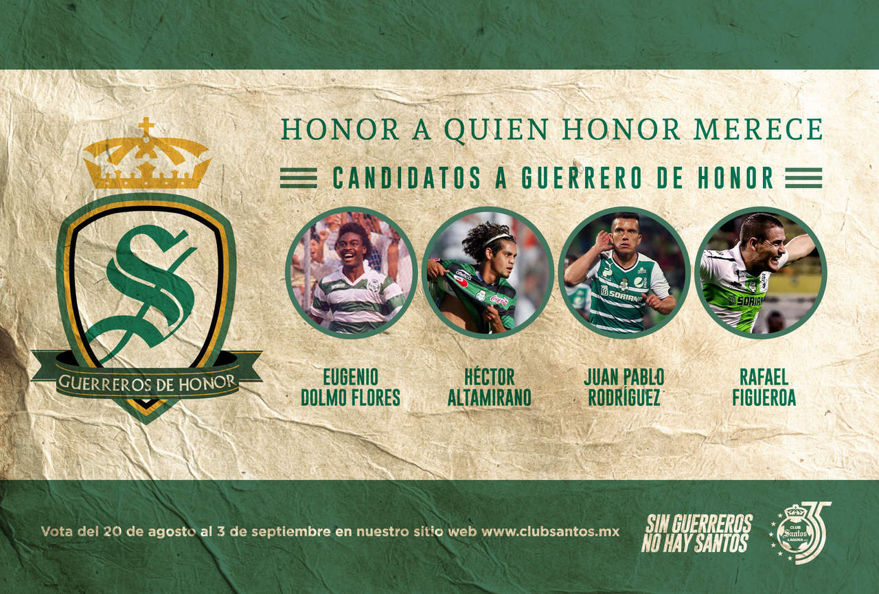 Eugenio Dolmo Flores, Héctor Altamirano, Juan Pablo Rodríguez y Rafael Figueroa son los candidatos a nuevo Guerrero de Honor. (Especial)