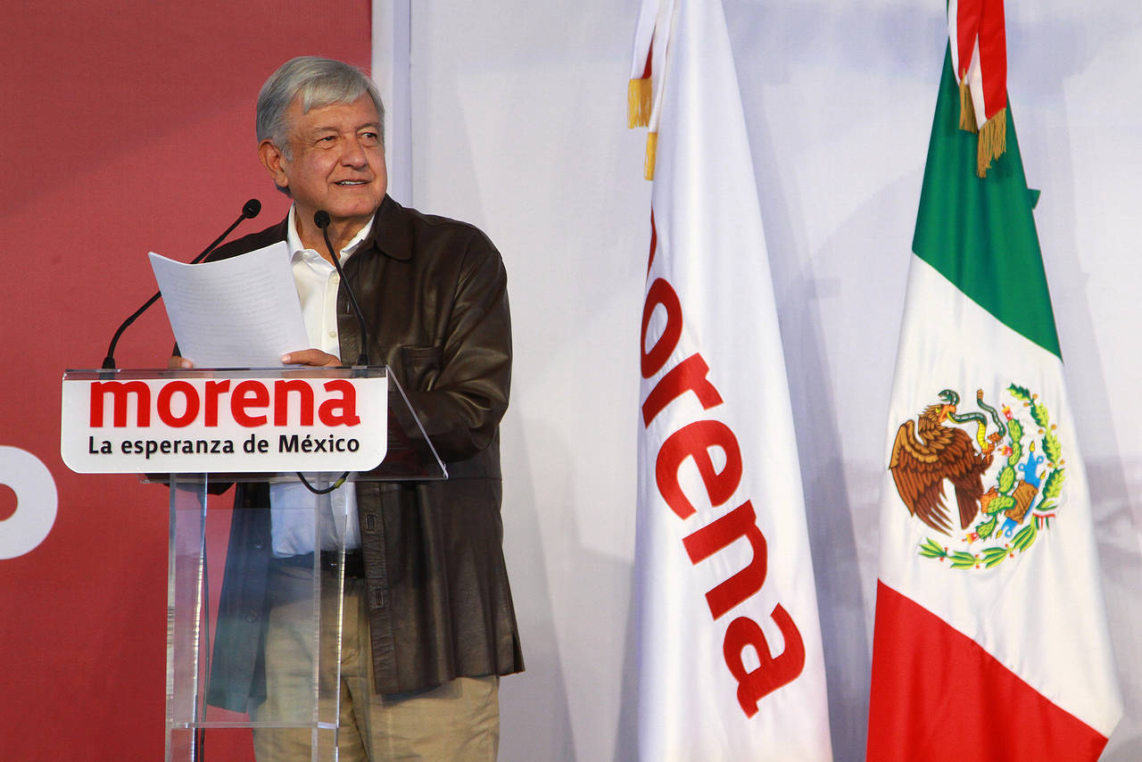 Define. Andrés Manuel López Obrador asistió y encabezó el 5to Congreso Nacional Extraordinario del Partido Morena. (NOTIMEX)