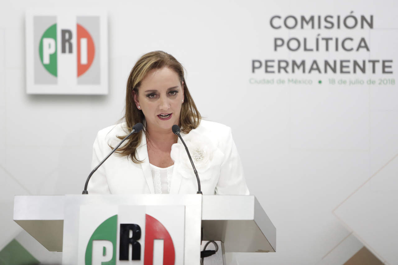 Actualmente Ruiz Massieu es presidenta interina por prelación tras la dimisión de René Juárez Cisneros. (ARCHIVO)