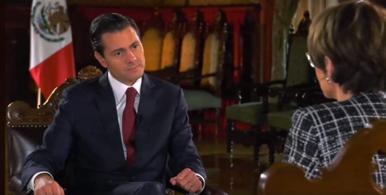 Peña Nieto dio una entrevista a la periodista Denise Maerker. (ESPECIAL) 