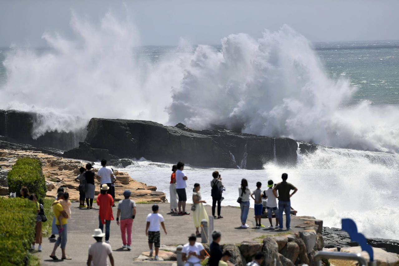 Temporada. Cimarón es el vigésimo tifón de la temporada en el Pacífico y el segundo que golpea a Japón esta semana. (AP)