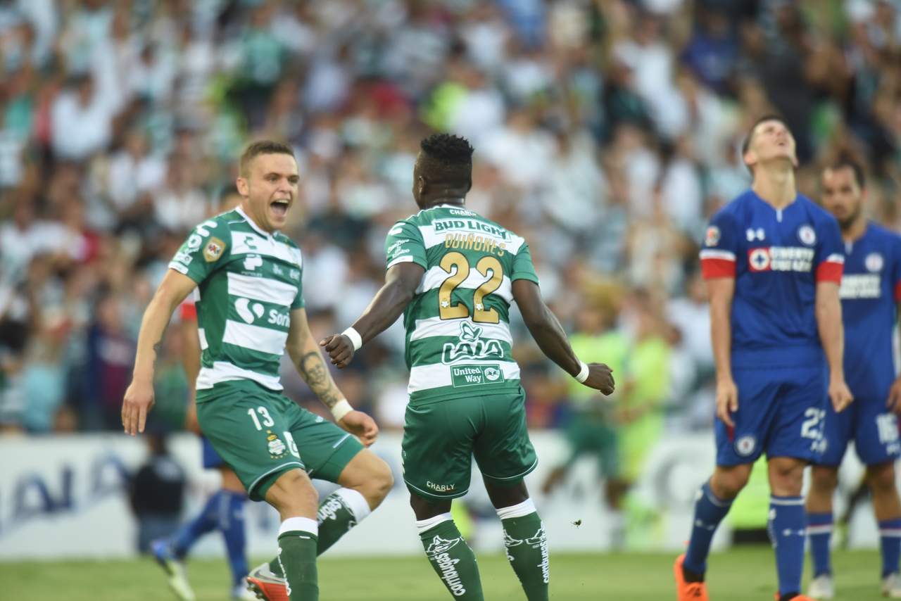 Santos Laguna logró rescatar el empate a un gol. (JESÚS GALINDO)