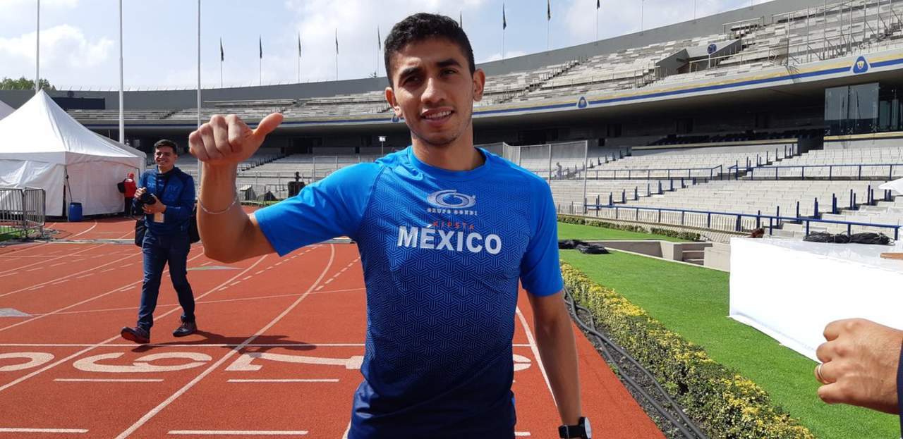 Juan Joel Pacheco, originario de Torreón, llegó sexto en el maratón CDMX.