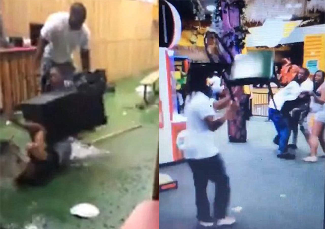 Violenta pelea se desata dentro de restaurante infantil