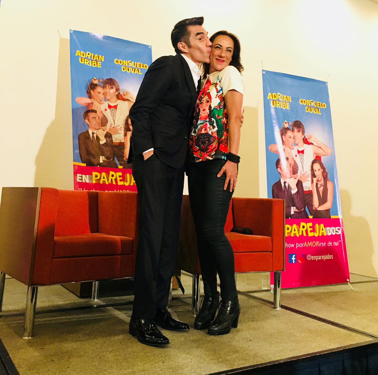 Juntos. El actor Adrián Uribe dice que ya aprendió la lección y cuidará más su salud; trabajará junto a Consuelo Duval. (NOTIMEX)