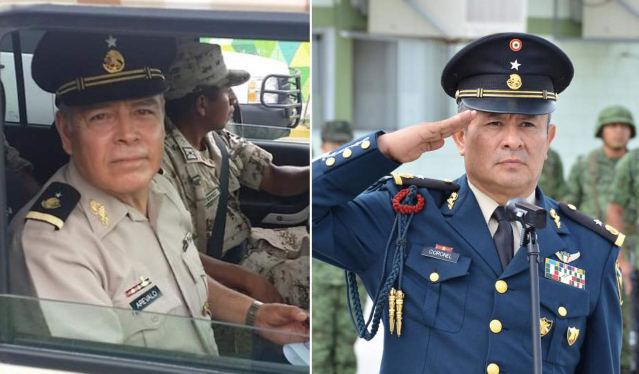 Mañana sábado 1 de septiembre el general Jesús Arévalo Espinoza sustituirá al general brigadier Arturo Coronel Flores. (ESPECIAL)