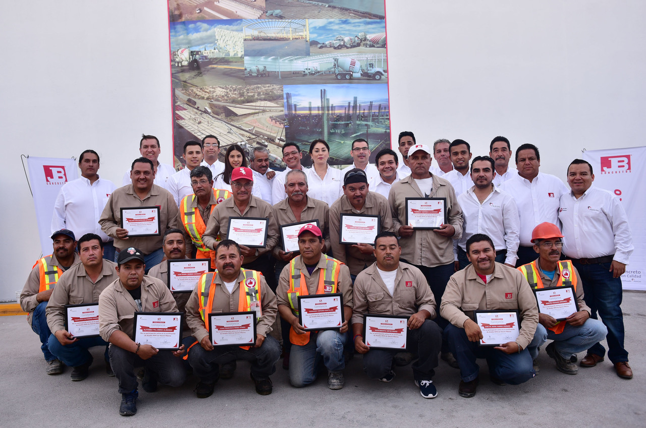 Calidad. JB Constructores logra nivel Platino, la más alta distinción de una empresa especializada en concreto premezclado.