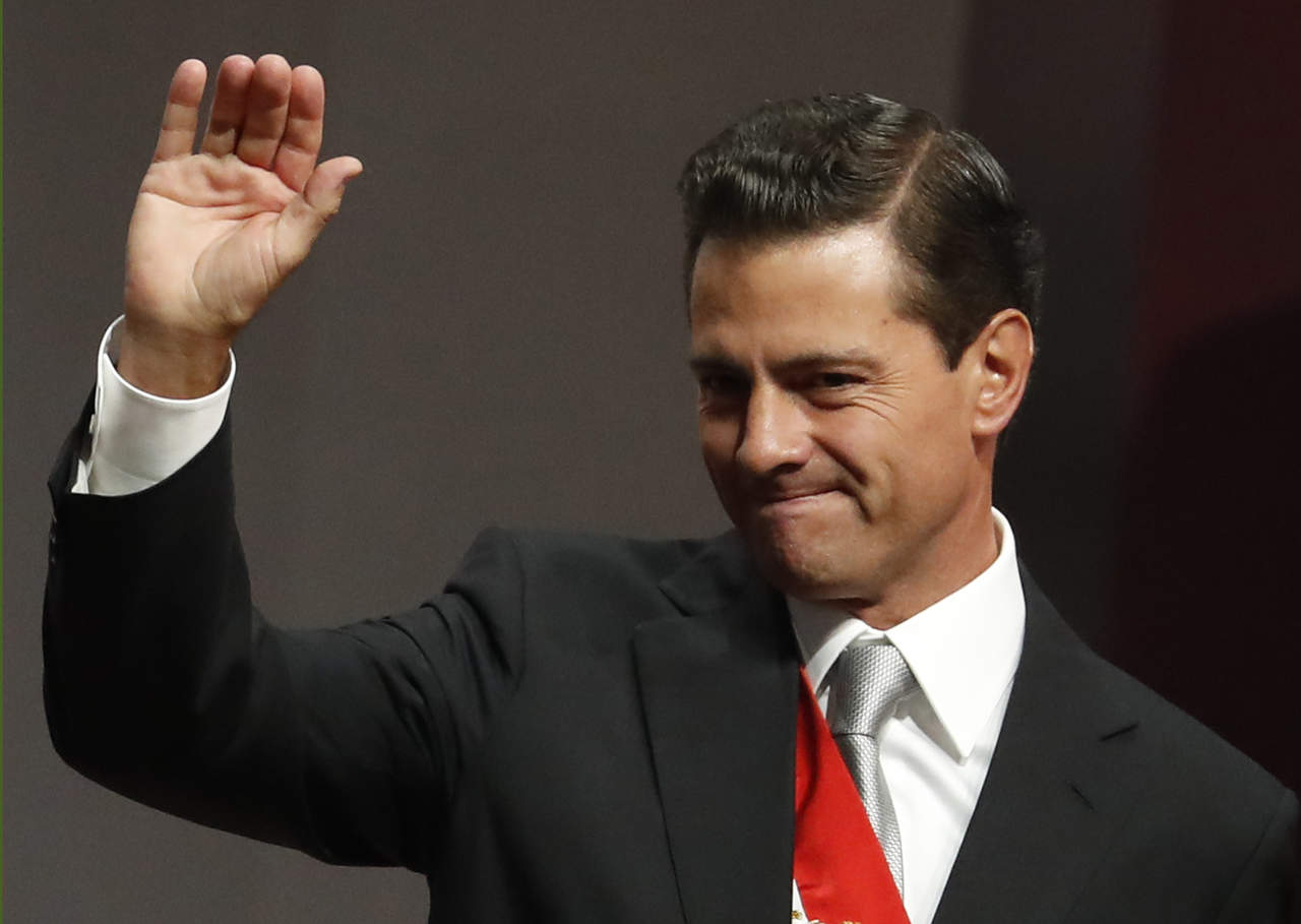 El presidente Enrique Peña Nieto rindió hoy su sexto y último Informe de Gobierno. (AP)