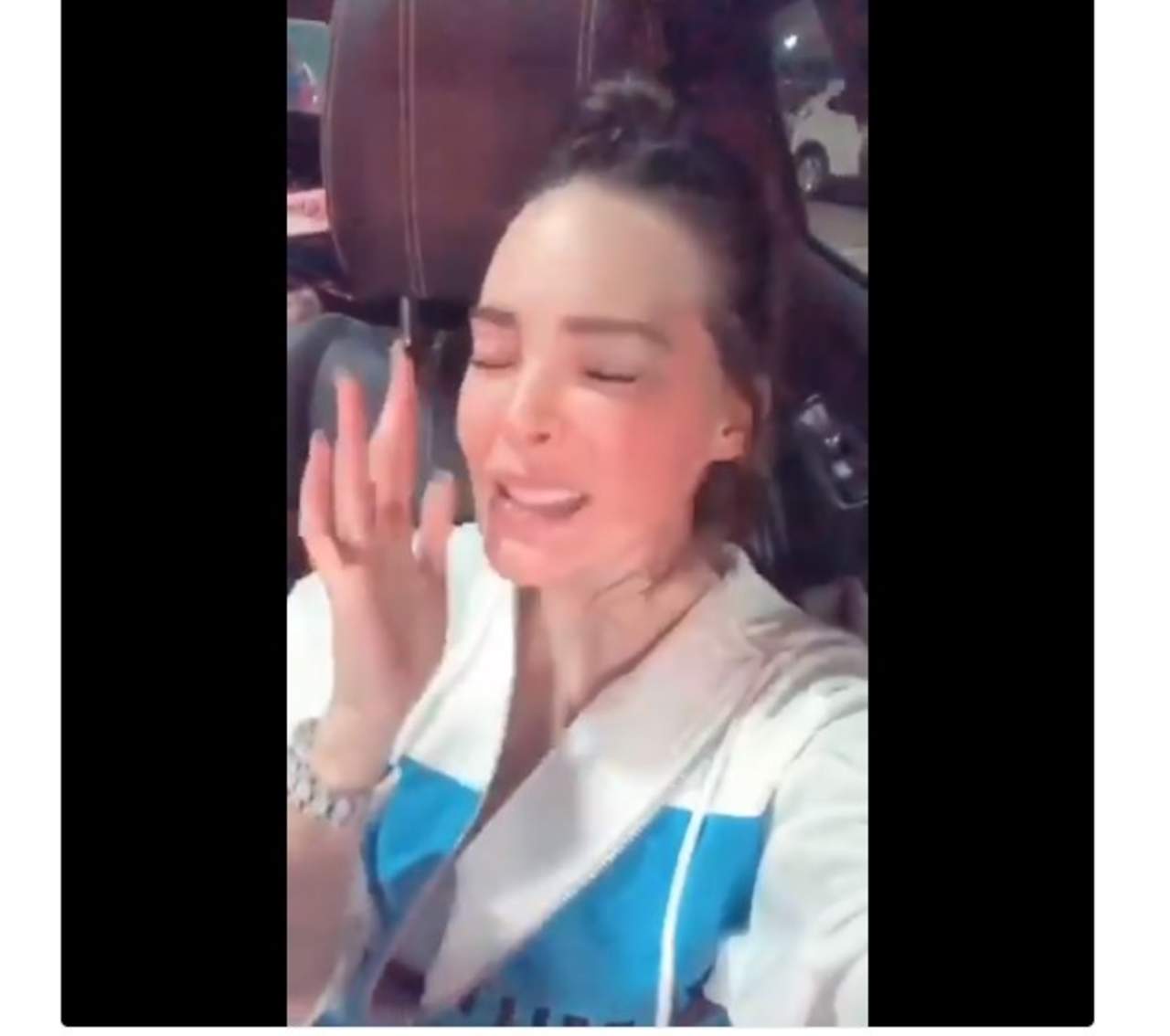 Belinda compartió en sus redes sociales un video en el que aparece “ensayando” uno de los temas de Mariah. (ESPECIAL)
