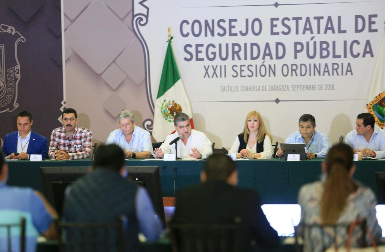 Por la paz. Se realizó la XXII Sesión Ordinaria del Consejo Estatal de Seguridad Pública.