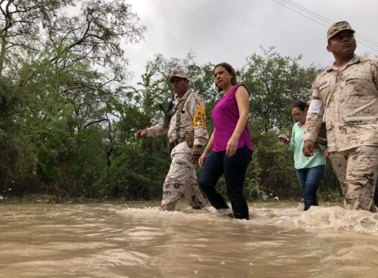 La administración municipal de Piedras Negras solicitará la declaratoria de emergencia al Gobierno Federal, para poder obtener apoyos para los damnificados por la inundación de al menos cuatro colonias. (ESPECIAL)