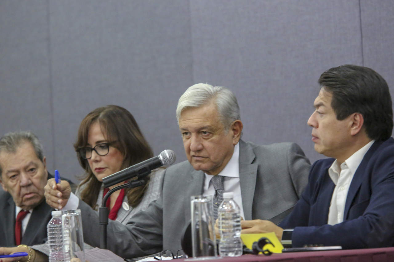 A pesar de la integración de los miembros del Verde, López Obrador nunca hizo mención del acuerdo con el partido. (NOTIMEX)