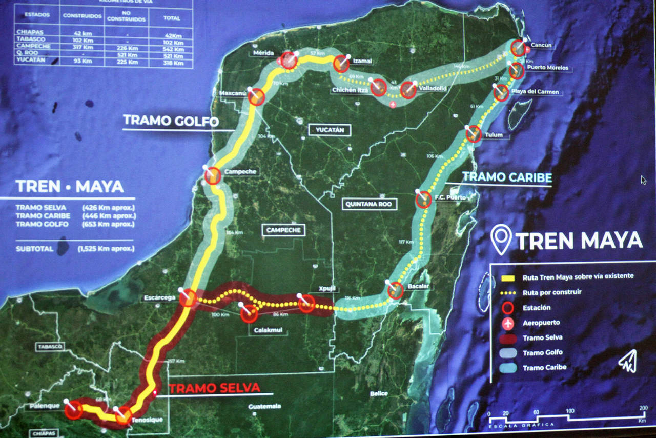 El Tren Maya, si es planeado y construido adecuadamente, es una buena alternativa de sustentabilidad y una oportunidad para impulsar el ferrocarril, un tema en el que México está rezagado, consideró Gonzalo Merediz Alonso, director de Amigos de Sian Ka'an. (NOTIMEX)