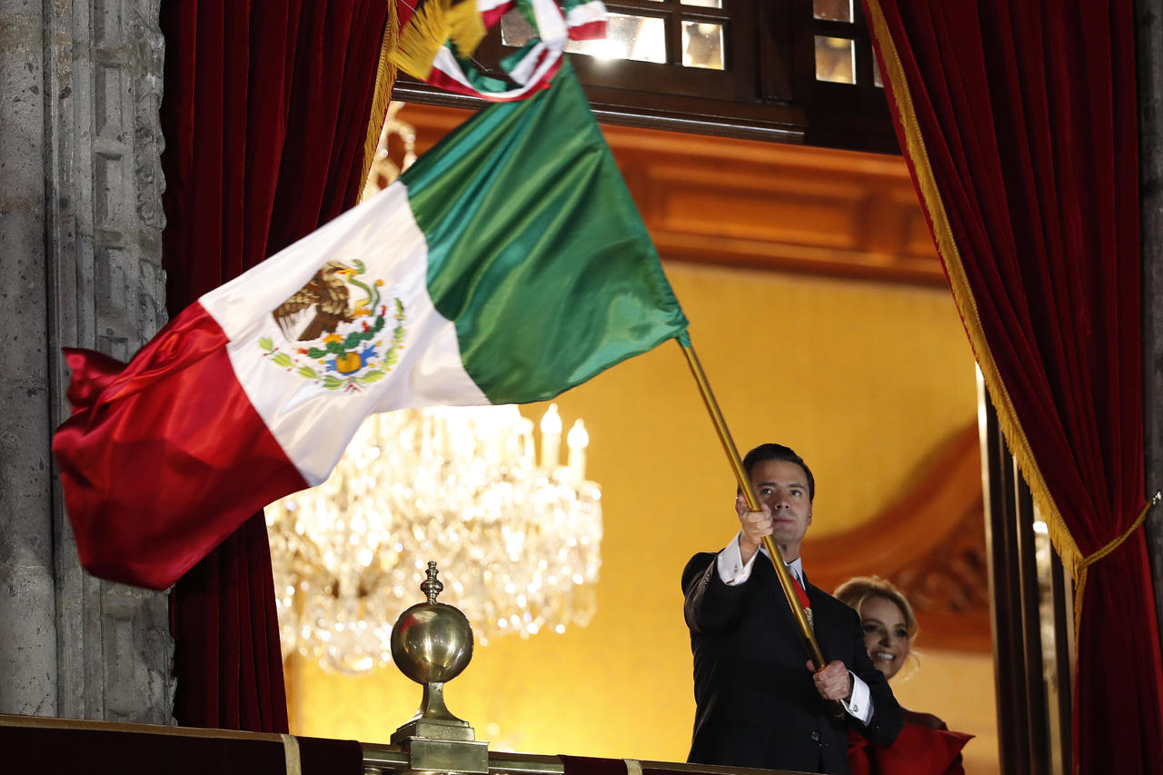 Final. Fue una ceremonia especial para Peña Nieto por tratarse de su último 'Grito'.