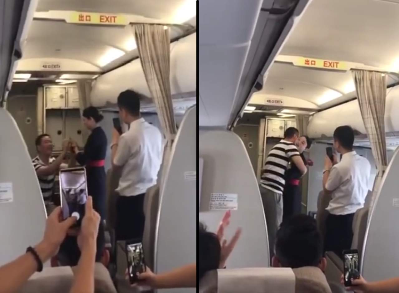 Los pasajeros aplauden, aunque la aerolínea dice que la propuesta los ‘perturbó’. (INTERNET)