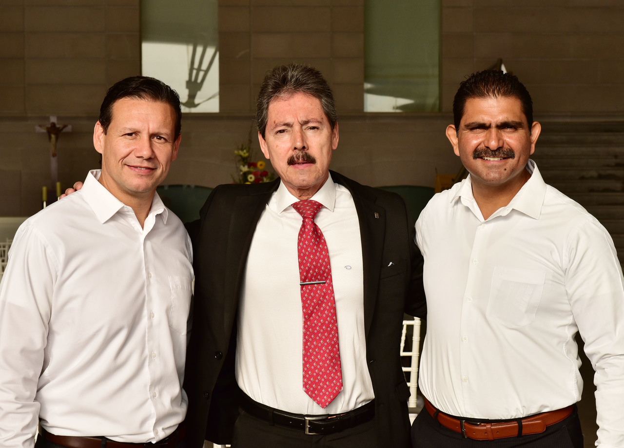 Gerardo de Santiago, Sergio Rodríguez y Roberto Badillo.