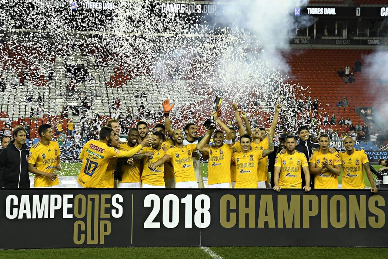 La Campeones Cup, de reciente creación, se disputará entre el monarca de la MLS, que actualmente es Toronto, ante el campeón de campeones de la Liga MX, un título que logró Tigres en julio al apalear 4-0 a Santos. (ESPECIAL)