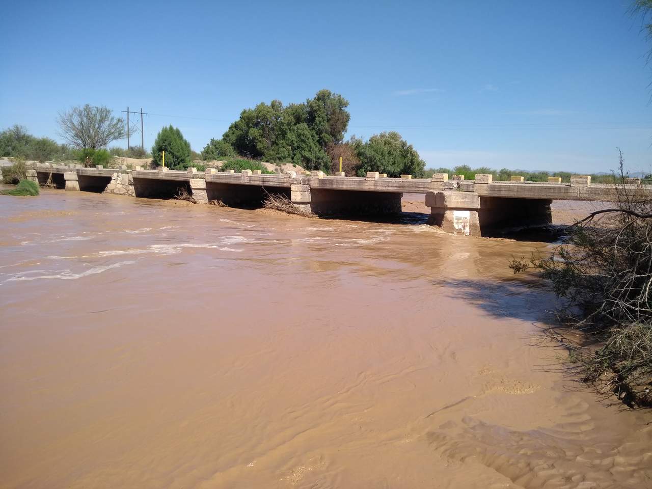 Baja caudal del Río Aguanaval; descartan riesgo
