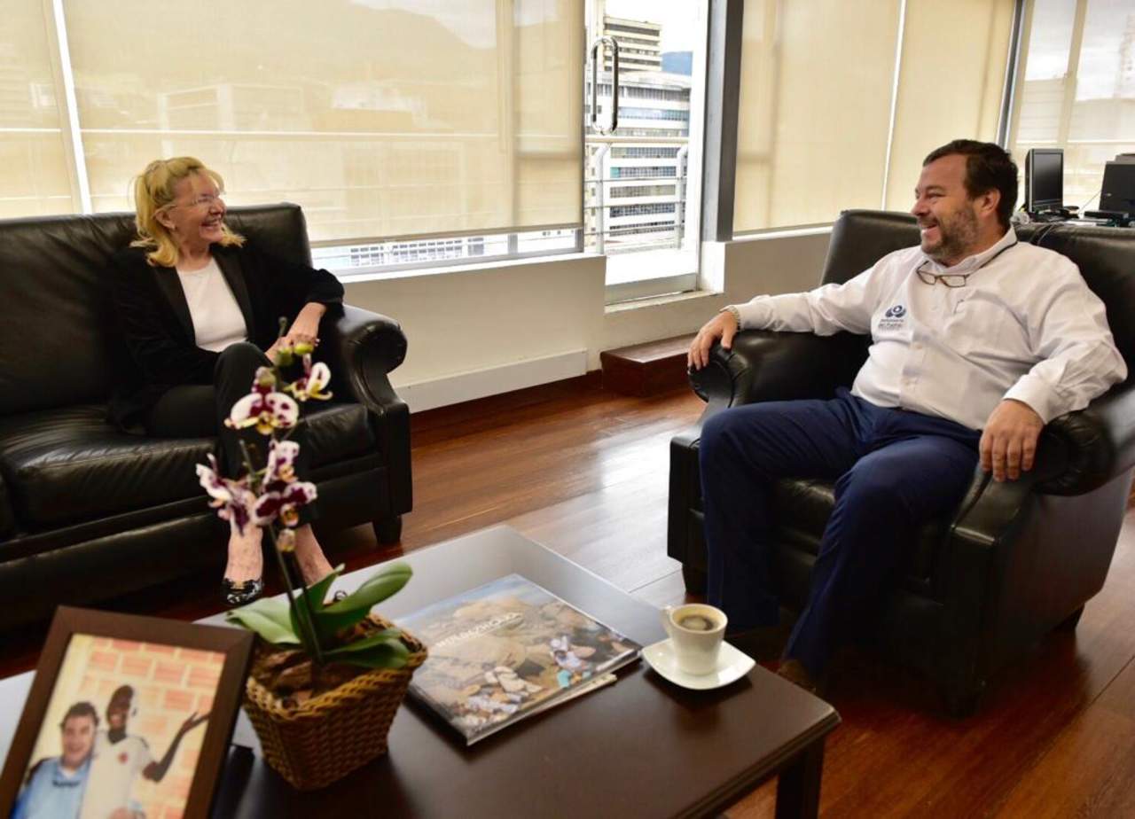 Así lo expresó Ortega luego de reunirse en Bogotá con el defensor del Pueblo de Colombia, Carlos Alfonso Negret, a quien le agradeció las gestiones realizadas por el país y la región para aliviar la dura situación por la que pasan sus paisanos. (EFE)