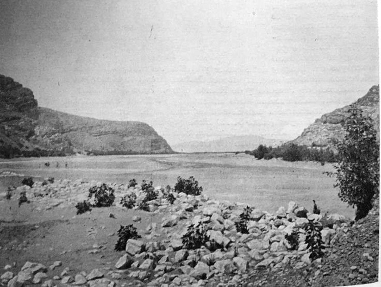 Vista del Río Nazas, 1904.