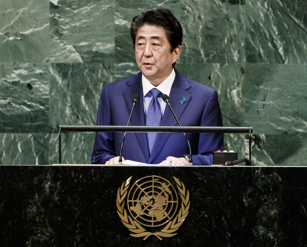 'Corea del Norte se encuentra en una encrucijada en la que puede aprovechar o no la oportunidad histórica que se le brinda', dijo el líder japonés. (EFE)