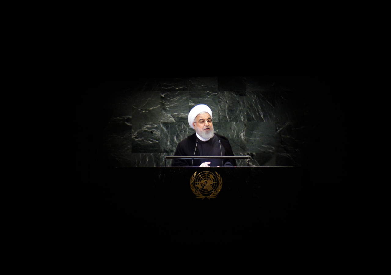 En su intervención ante la Asamblea General de la Organización de las Naciones Unidas (ONU), Rouhani señaló que el mundo ya padece los ataques de algunos Estados a los valores y las instituciones internacionales. (ARCHIVO)