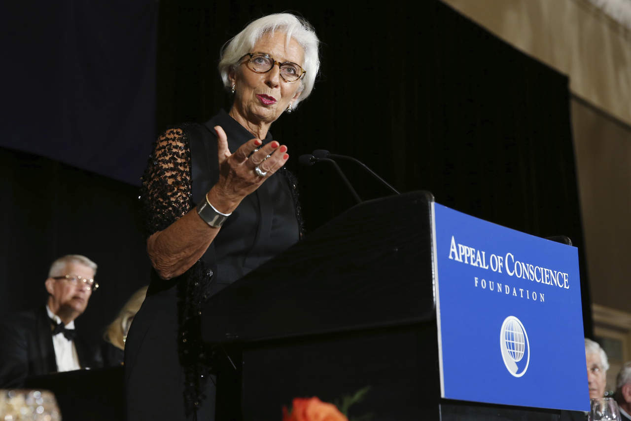 La directora gerente del Fondo Monetario Internacional (FMI), Christine Lagarde, aseguró hoy que el actual contexto de políticas proteccionistas desatado por EE.UU. ha empezado a tener efecto en la economía global, cuyo crecimiento se verá ralentizado, según las previsiones del organismo. (ARCHIVO)
