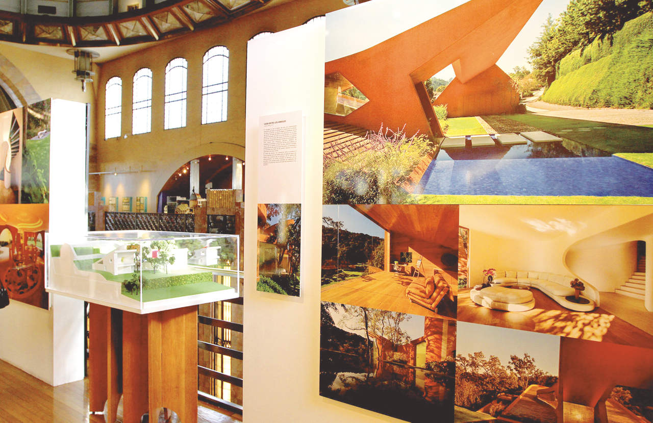 Exposición en el Museo Nacional de Arquitectura por Javier Senosiain. Foto: Notimex/Bernardo Moncada.